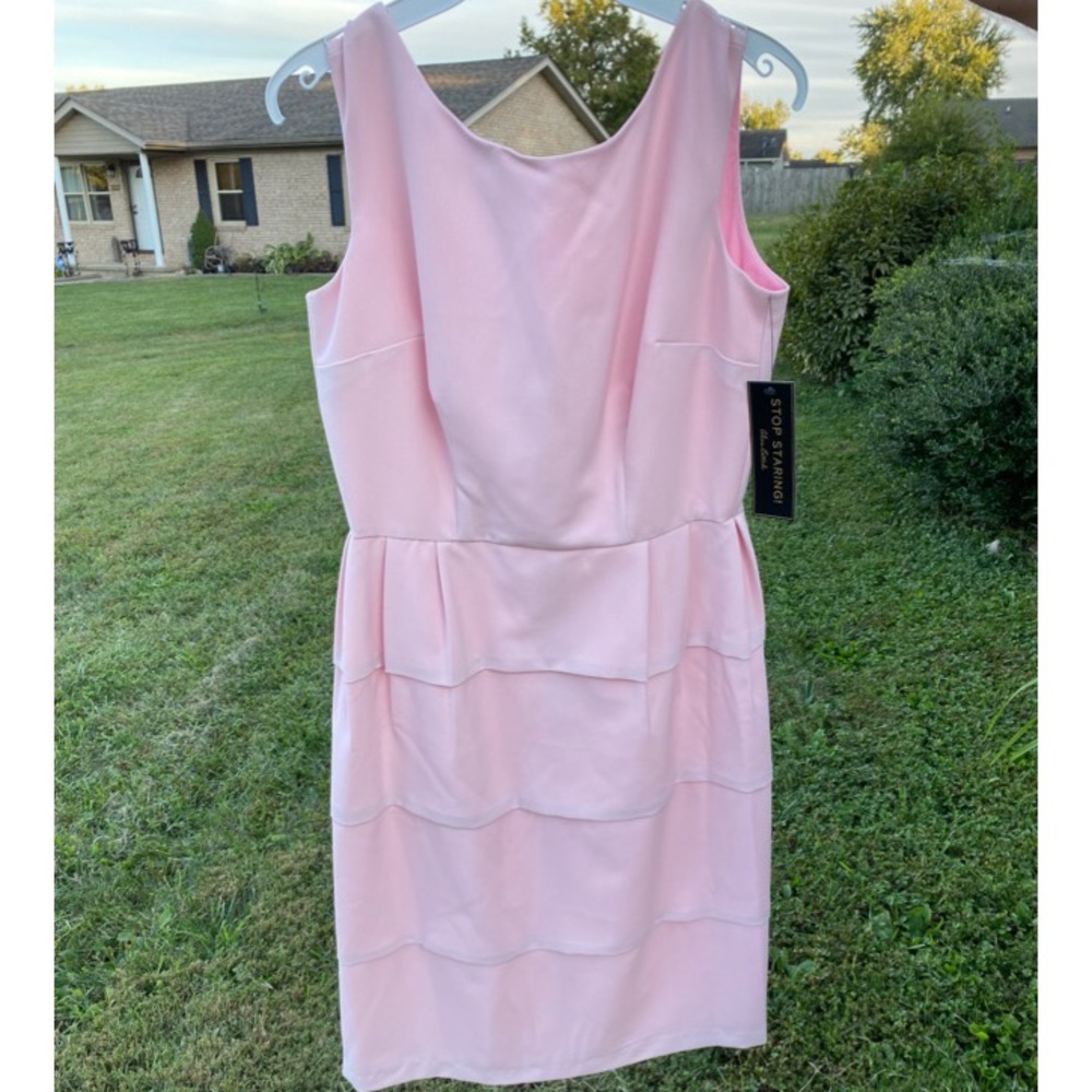 Alicia Estrada Stop Staring NWT pink dress! Sizes L and XL!